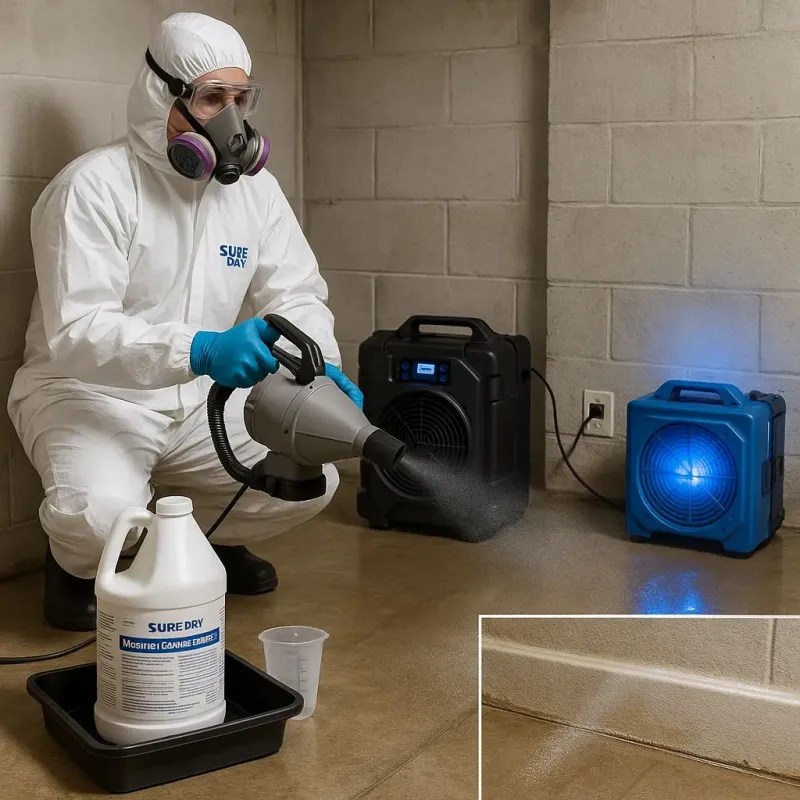 Sanitization and Odor Removal process in Yorktown, TX